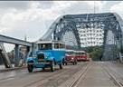 Historyczny autobus MPK jechał w paradzie zabytkowych pojazdów