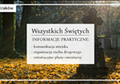 Wszystkich Świętych w Krakowie - informacje praktyczne